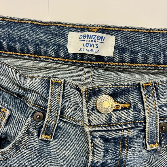 Denizen from Levi's 231 Athletic Fit Blue Jeans - Picture 4 of 8